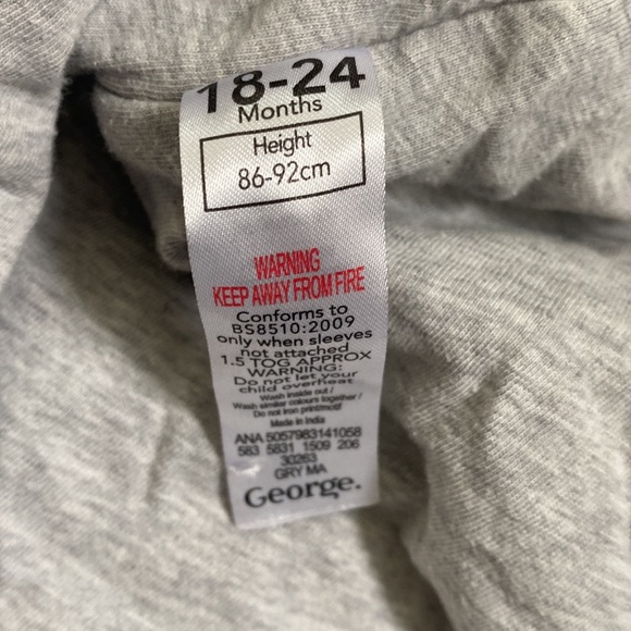 1.5 TOG Lined Sleep Sack - Picture 4 of 4